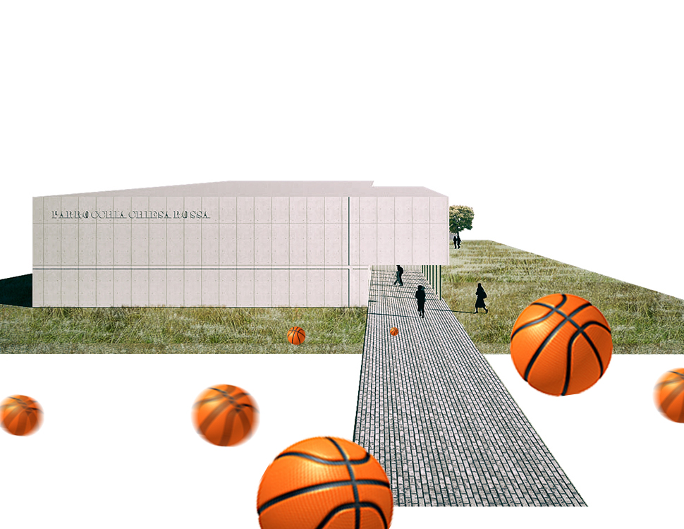 palestra gaggiano struttura metallica policarbonato sport spogliatoi budget basso costo fgsa studio di architettura architetto milano gym locker sports gaggiano low metallic polycarbonate budget cost structure FGSA architecture firm architect milano Fabrizio Guccione