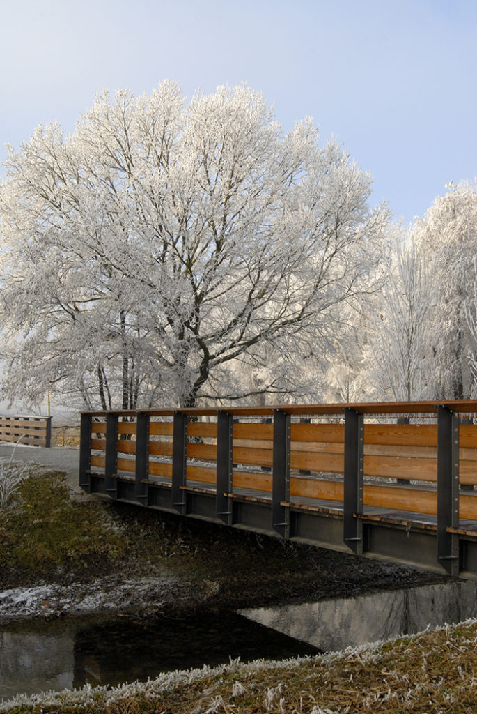 ponte ponti parco area naturalistica Caravaggio Oasi Naturalistica di Brancaleone metallo legno fabrizio guccione architetto architetti Fgsa studio di architettura Bridge Bridges natural oasis naturalistic Park Brancaleone metal wood Fabrizio Guccione FGSA architect architects of Architecture