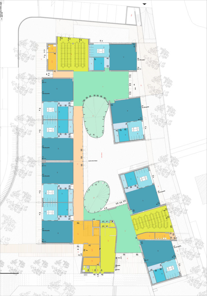 Chiuduno scuola materna primary school fgsa studio di architettura Fabrizio Guccione architetto Milano architetti spazio colore natura istruzione