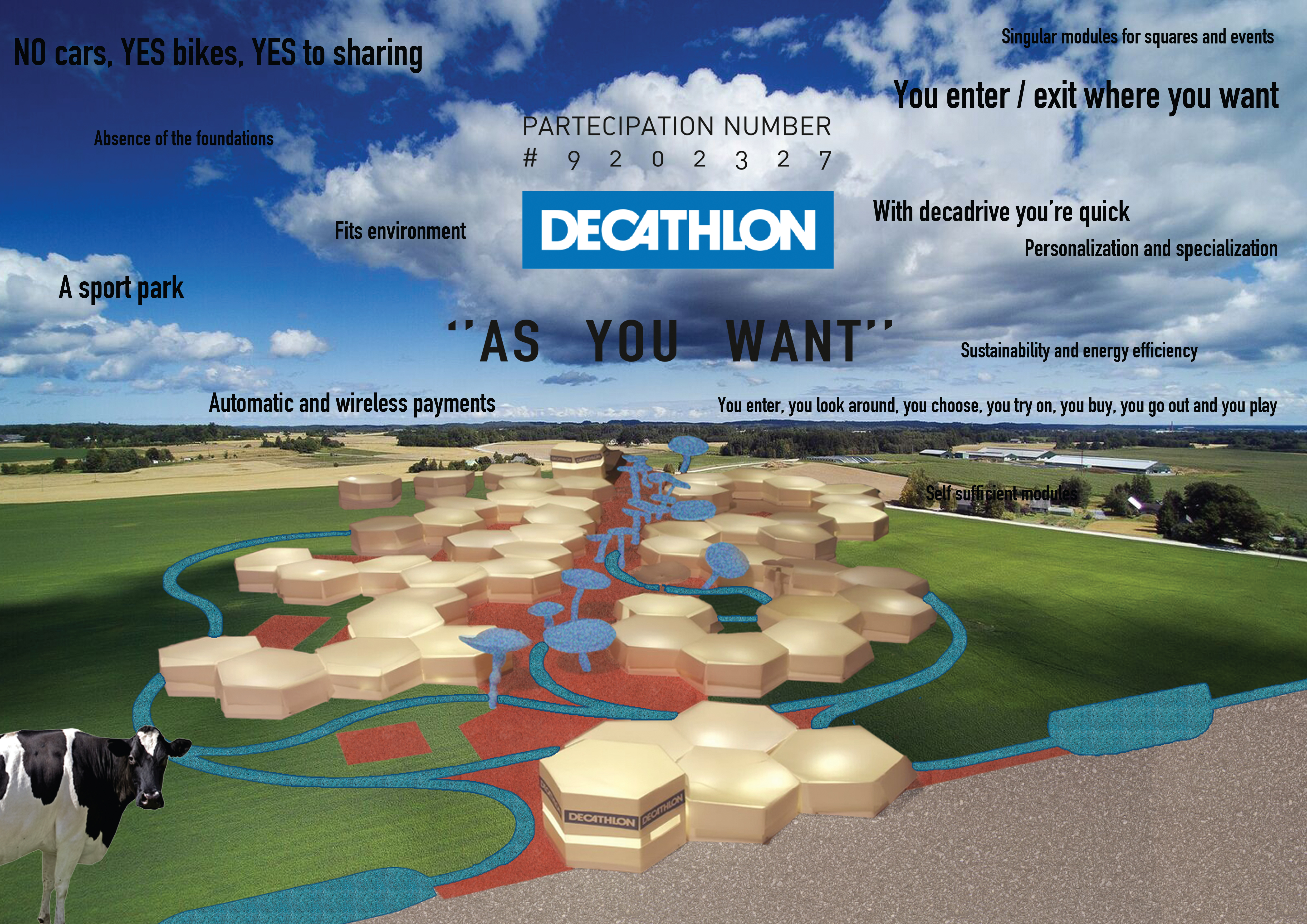 decathlon competition fgsa fabrizio guccione architetto grande distribuzione innovazione spazi commerciali parco parchi verde urbano sport